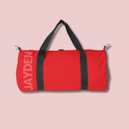 Fett Name Gym | Monogram Männer-Frauen-Duffle Duffle Bag