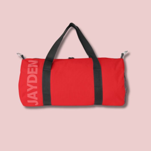 Fett Name Gym | Monogram Männer-Frauen-Duffle Duffle Bag