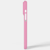 Fett Name Initials Girly Baby Pink Custom Monogram Case-Mate iPhone Hülle (Rückseite / Links)
