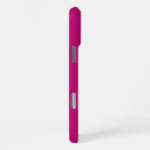 Fett Name Initials Girly Pink Custom Monogram iPhone Hülle (Rechte Seite)