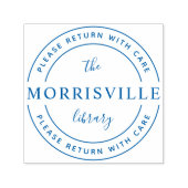 Fett Name Runde der Bibliothek bitte mit Vorsicht  Permastempel (Design)