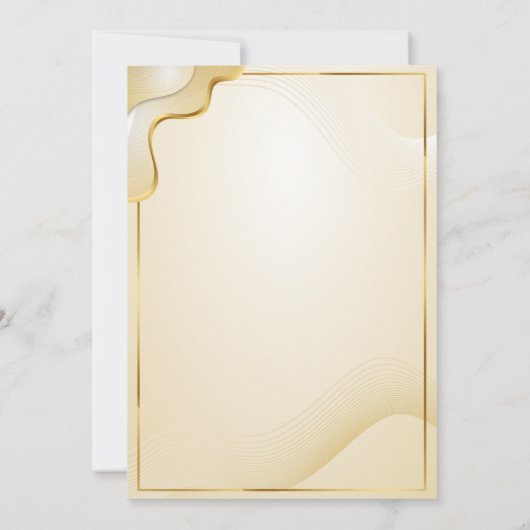 Fett neuer Uni-Abschluss - stilvoller Start Einladung (Rückseite)