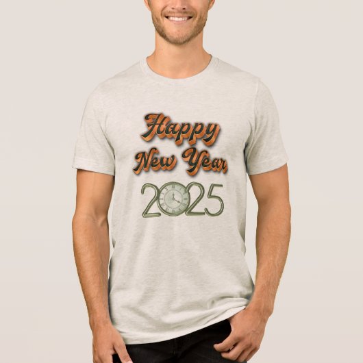 "Fett neues Jahr 2025 T - Shirt - Feierabend (Vorderseite)