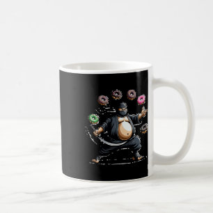 Fett Ninja Schwert und Donut Shuriken Donut Liebha Kaffeetasse
