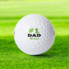 Fett Nummer 1 Vater Golfball