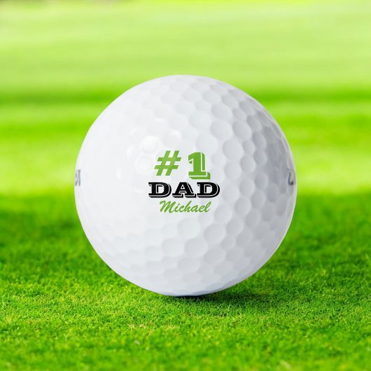 Fett Nummer 1 Vater Golfball