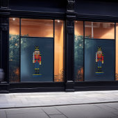 Fett Nutcracker Window Decal Fensteraufkleber