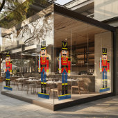 Fett Nutcracker Window Decal Fensteraufkleber