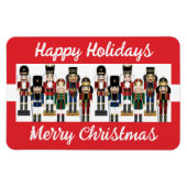 Fett Nutcrackers Custom Text Christmas Frig Magnet (Horizontal)