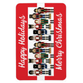 Fett Nutcrackers Custom Text Christmas Frig Magnet (Vertikal)