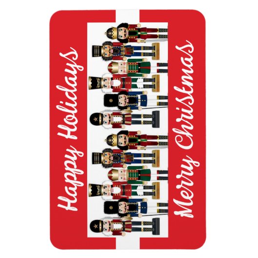 Fett Nutcrackers Custom Text Christmas Frig Magnet (Vertikal)