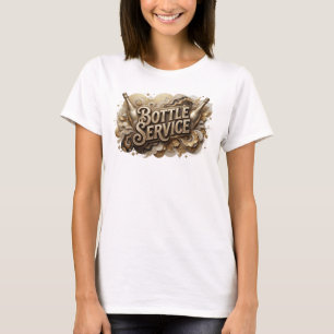 Fett Orange Flaschenservice Grafik T-Shirt