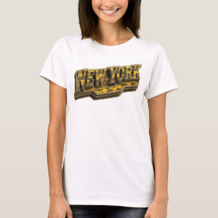 Fett Orange NEW YORK Tragbare Kunst T-Shirt
