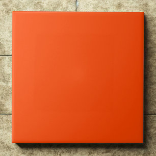 Fett Orange Red Statement Accent Fliese