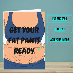 "Fett Pants" Funny Birthday Card Karte