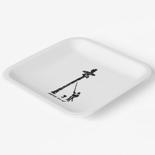 "Fett" Papierfett-Teller Pappteller (Gewinkelt)