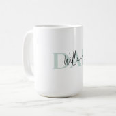 Fett Pastel VATER Tasse | Geschenk des modernen Va (Vorderseite Links)