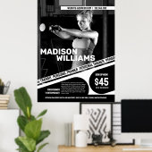 Fett Personal Trainer Foto Poster (Heimbüro)