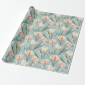 Fett Petals Tulip Papier Umpackpapier Geschenkpapier (Ungerollt)