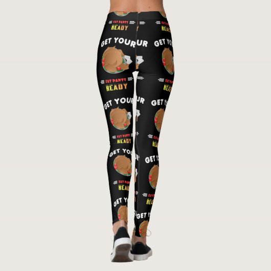 Fett-Pflanzen-Erntedank Leggings (Rückseite)