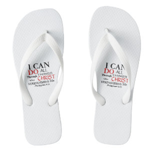 Fett PHILIPPIANS 4:13 Badesandalen