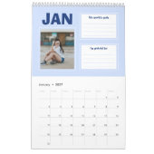 Fett Planer Benutzerdefinierter Foto-Kalender Kalender (Jan 2027)