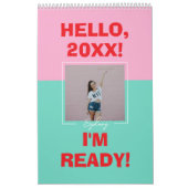 Fett Planer Benutzerdefinierter Foto-Kalender Kalender (Titelbild)