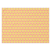 Fett Pop Art Pink Lemonade Slice Gelb Tischdecke (Vorderseite (Horizontal))