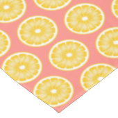 Fett Pop Art Pink Lemonade Slice Gelb Tischdecke (Schrägansicht)