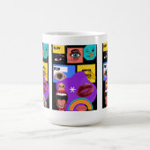 Fett Pop-Art | Retro-Comic-Stil Tasse (Mittel)