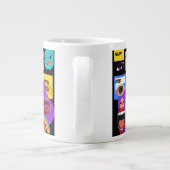 Fett Pop-Art | Retro-Comic-Stil Tasse (Rückseite)
