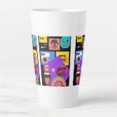 Fett Pop-Art | Retro-Comic-Stil Tasse (Vorderseite)