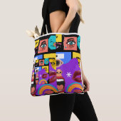 Fett Pop-Art | Retro-Comic-Stil Tasse Tasche (Von Nahem)