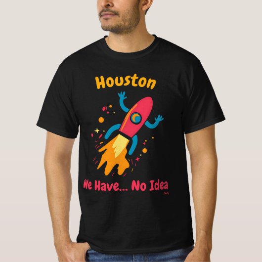 Fett Pop Art Rocket Space T - Shirt (Vorderseite)