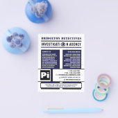 Fett-Privatauge, Privatdetektiv Flyer (Einzeln)