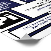 Fett-Privatauge, Privatdetektiv Poster (Ecke)