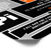 Fett-Privatauge, Privatdetektiv Poster (Ecke)