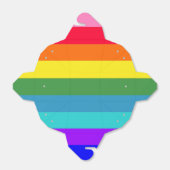 Fett-Rainbow-Strips-Bevorzugung Geschenkschachtel (Ungefaltet)