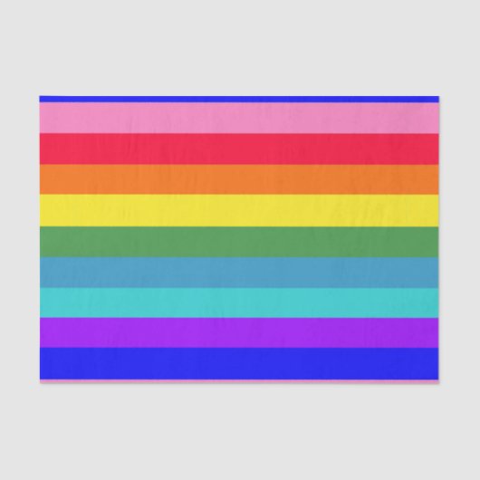Fett Rainbow Striptepapier Seidenpapier (Vorderseite)