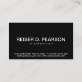 Fett REALTOR (Farbe anpassbar) Visitenkarte (Rückseite)