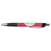 Fett Red Circle Monogram Kugelschreiber (Unterseite)