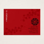 Fett Red Floral Gift Certificate (Vorderseite)