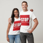 Fett Red Stopp Sign T-Shirt (Unisex)