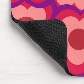 Fett-Retro-Hippie-Blume Mousepad (Ecke)