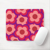 Fett-Retro-Hippie-Blume Mousepad (Mit Mouse)