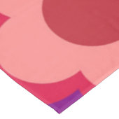 Fett-Retro-Hippie-Blume Tischdecke (Schrägansicht)