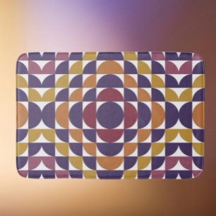 Fett Retro-Kreise Badematte Mid-Century Modern