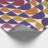 Fett-Retro-Kreise: Wrapping Paper Geschenkpapier (Ecke)