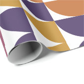 Fett-Retro-Kreise: Wrapping Paper Geschenkpapier (Rolleneckpunkt)