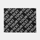 Fett Retro-Modernes Name oder Word-Muster Fußmatte (Vorderseite)